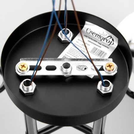 Ceiling Ceiling Maggie 3HE27 40W Black, Chrome-8
