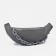 Lightning waist bag, gray color