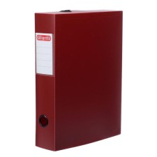 Archive box on the A4 Calligrata button, 70 mm, 800 μm, piercing, red