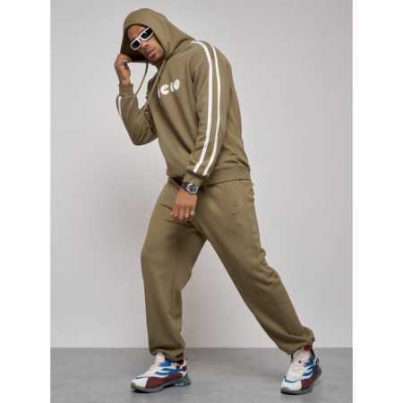 Male tracksuit, size 52, khaki color-18