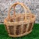 Basket "Picnic", bottom: 32 × 15 cm, top: 42 × 28 cm, h = 21/37 cm, vine