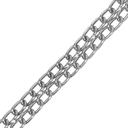 Collar - two -row metal strain, 65 cm, wire thickness 3 mm-3
