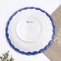 The saucer Gzhel "Maria", white-blue, ceramics,
