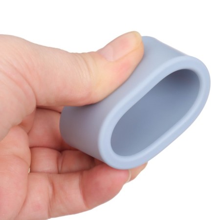 Developing toy - sorter “Study figures”, food silicone, blue color, Mum & Baby-5