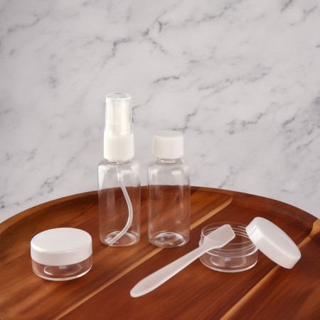 Storage set, in a case, 5 objects, white/transparent color-2