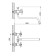 Accoona A7576 bath mixer, two -wound, brass, chrome