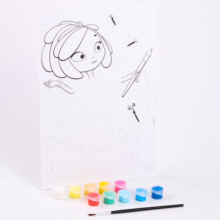 Picture for coloring by numbers "Fairytale Patrol", 32.7 × 17 cm-1