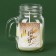 New Year's candle in a jar with a “dream” handle, vanilla aroma