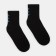 New Year's socks “Snowflakes” Minaku Black color, size 36-37
