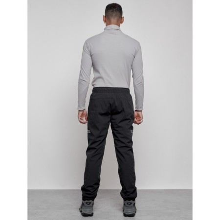 Warm pants, size 56, black color-3