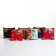 Women's wallet with zipper, color mix