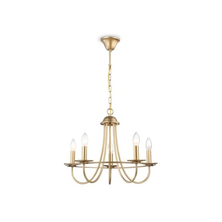 Suspended chandelier Ambrella TR9615/5 CGD, E14, 5x40W D530x770 mm, black-1