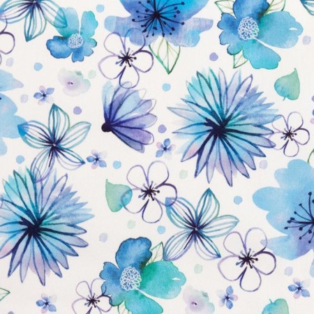 The Ethel path of forget -me -not 30*70 cm, 100% cotton, sarzha 190 g/m2-1