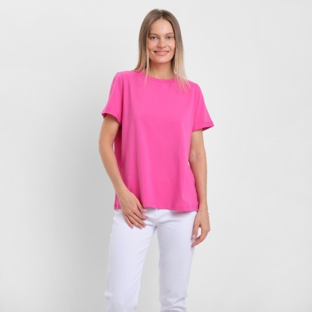 T-shirt female, pink color, size 44-46 (l)-2