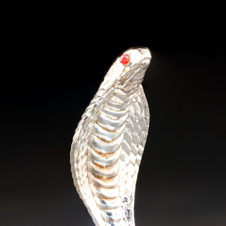 New Year. Top for the rings "Snake", 8x10 cm, metal-4