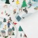 Glossy packaging paper "Winter City", 70 x 100 cm, New Year