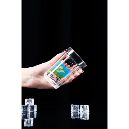 A glass of faceted attention "For Airborne Forces", 250 ml, glass-6