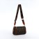 Cross-Bodi Bag on a zipper, brown color
