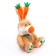 Soft toy "Rabbit", with carrots, Mix color