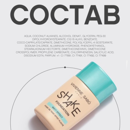 Tonal cream Vivienne Sabo Shakefoundation Matt, matting, tone 02 beige-13