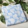 Pillowcase, size 40 × 60 cm, blue mouse, calico