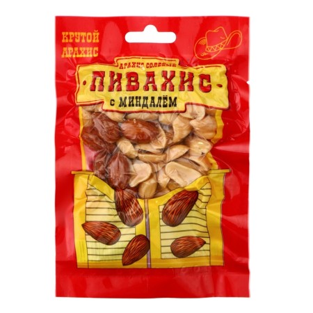 Salt peanuts with almonds "Pivachis", 50 g