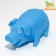 The squeak of "Funny pig" for dogs, grunting, 19 cm, blue