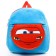 Blue backpack on a zipper, with a pocket, 19 x 22 cm "Lightning McCain", cars