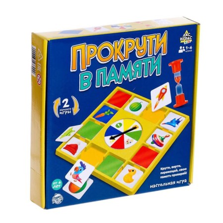 Board game "Twist in memory", 1-4 player, 4+-6