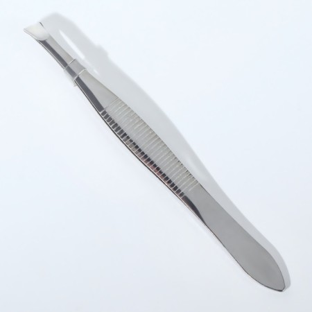 Pinzet beast, narrow, 8.5 cm, silver color-5