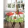 The tablecloth on the table "Fragrant poppies", round, Saten, d = 150 cm
