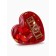 18 soap red roses with an inscription in a box