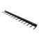 Holder for storing all types of keys to 13 seats, wall -mounted, black