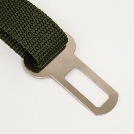 Car seat belt for dogs, 70 x 2.5 cm, khaki-2