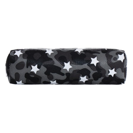 School Penal on the zipper Calligrata "Millitari", gray-1