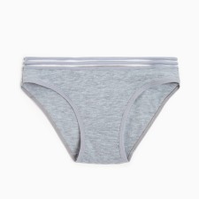 Panties female slips, gray color, rr 44-46