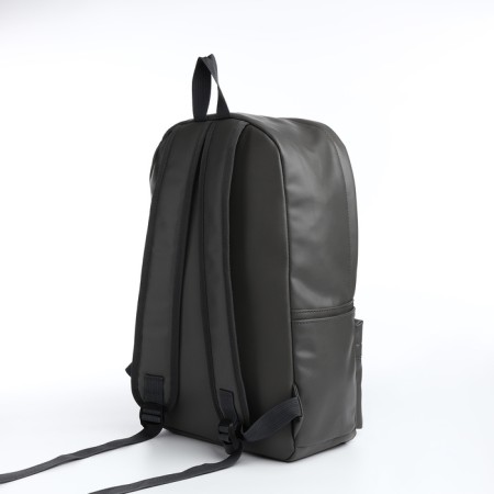 Youth backpack with lightning, 5 pockets, gray color-3