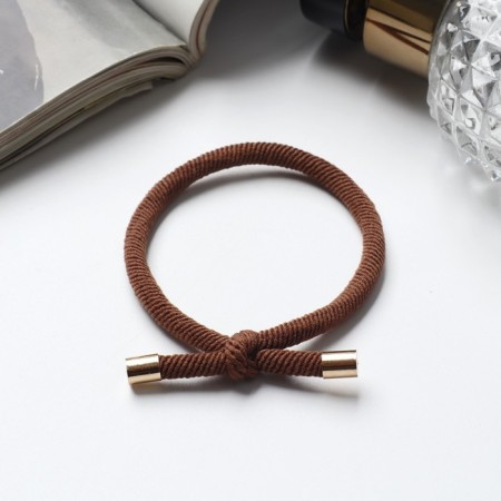 Hair gum "Sport Lux" Weaving laces, 5 cm, mix