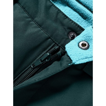 Ski costume for a girl, height 122 cm, turquoise color-19