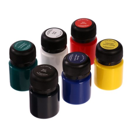 Acrylic paint, set of 6 colors x 20 ml, ZHK Decola, glossy, 2941024-1