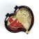 Musical box "Curved heart" 4.7x10.5x11.7 cm