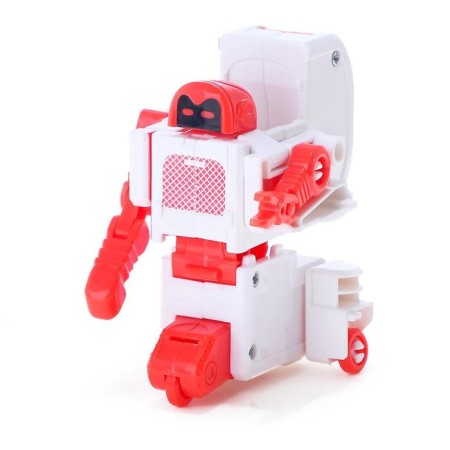 A set of robots "alphabet", transforms, light and sound effects, 6 letters, gather in 1 robot-12