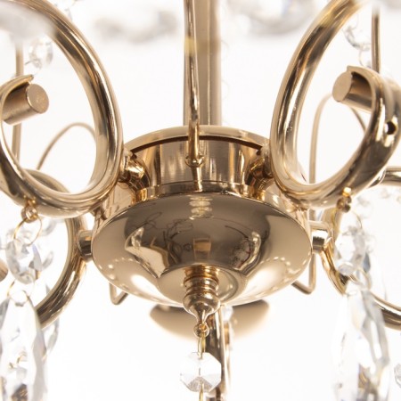 Chandelier "Candy" 5he14 40W gold 64x64x100 cm-7