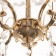 Chandelier "Candy" 5he14 40W gold 64x64x100 cm