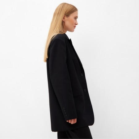 Women's jacket Minaku: classic, black color, size 46-48-7