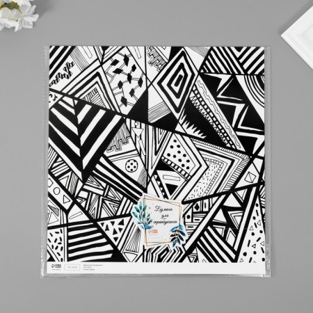 Scrapbooking "Hipster" density 180 grams set 5 pcs 30.5x32 cm-4