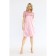 Atlas dress with lace sleeves, size 44