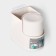 Stand for bathrooms and kitchen accessories, 11 × 8 × 9.5 cm, white color