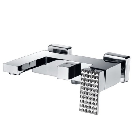 Bronze de Luxe Grani Tb980 bath mixer, shower set, rod, brass, chrome