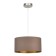 Suspension EVOLUCE. Sle300573-01. Brescia. 1x40 W, E27, 38x38x20 cm, Nickel color